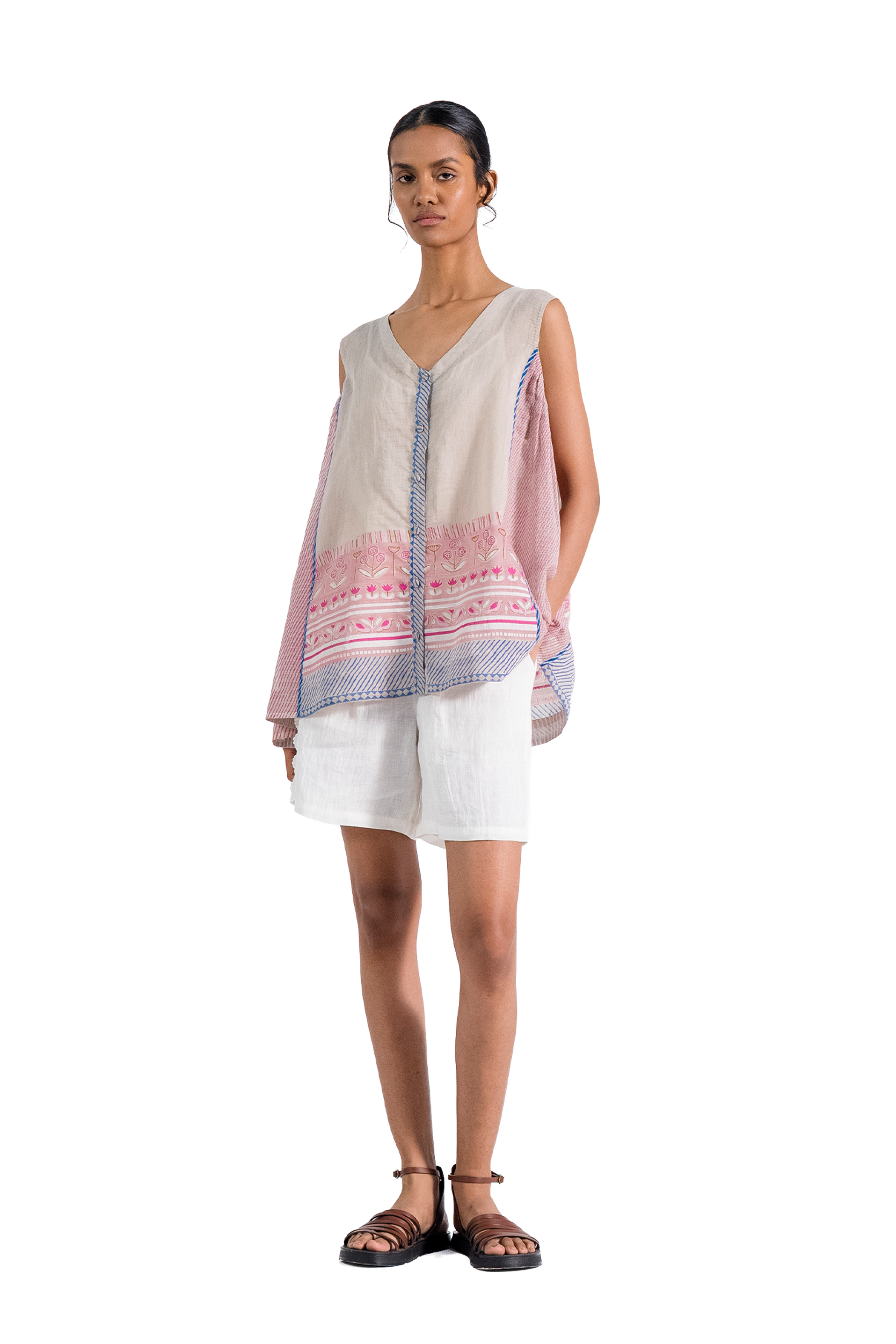 COSMOS SLEEVELESS TOP